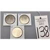 Image 3 : Group of 3 Morgan Silver Dollars