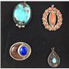 Image 1 : Group of Four Vintage Pendants