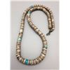 Image 2 : Vintage Turquoise and Shell Bead Necklace