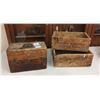 Image 1 : Old Wooden Ammo and Branding Boxes