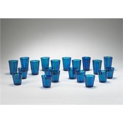 Fulvio Bianconi juice glasses, set of twenty