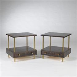 Aldo Tura end tables
