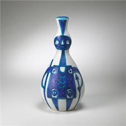 Guido Gambone Warrior vase