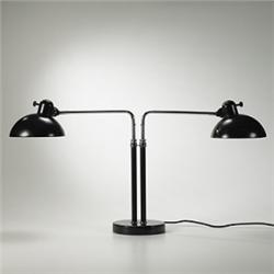 Christian Dell Double Dell Table Lamp, model