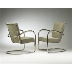 W. H. Gispin armchairs, model #412