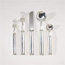 Josef Hoffmann silver desssert set