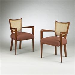 Jean Royere Ecussons chairs, pair