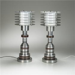 Pattyn Products lamps, pair