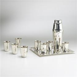 French cocktail shaker set
