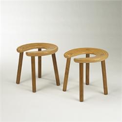 Antti Nurmesniemi Sauna stools, pair
