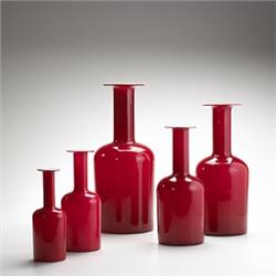 Otto Brauer vases, set of five