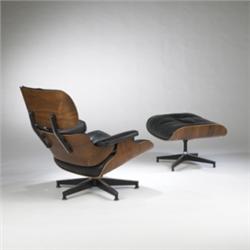 Charles & Ray Eames lounge chair and ottoman