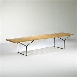 Harry Bertoia slat bench