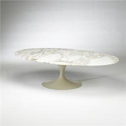 Eero Saarinen Pedestal coffee table, model #