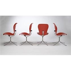 Gideon Kramer Ion chairs, set of four