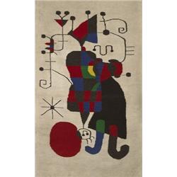 After Joan Miro weaving