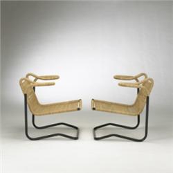 Dan Johnson lounge chairs, model #2750, pair