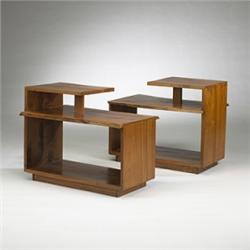 Edward Childs end tables, pair