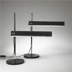 French desk lamps, pair