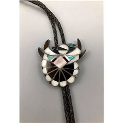 Vintage Zuni Inlay Bolo