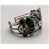 Image 2 : Vintage Zuni Inlay Bracelet, Circa 1960s