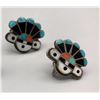 Image 3 : Vintage Zuni Inlay Earrings and Ring