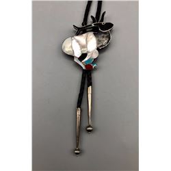 Zuni Inlay Bolo - Attributed to Joe Zunie