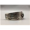 Image 2 : Large Size Sterling and Turquoise Bracelet