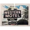 Image 2 : Western Motel Sign, Limited Ed Print