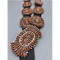 Spiney Oyster Cluster Concho Belt