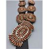 Image 1 : Spiney Oyster Cluster Concho Belt