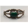Image 2 : Malachite and Sterling Silver Bracelet- Sandcast