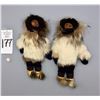Image 8 : Pair of Inuit Eskimo Dolls