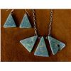 Image 2 : Unique Opal Necklace and Earring Set.