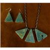 Image 8 : Unique Opal Necklace and Earring Set.