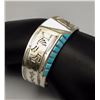 Image 8 : Turquoise and Sterling Silver Bracelet