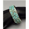 Image 8 : Heavy Turquoise Inlay Bracelet