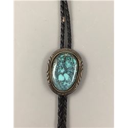 Vintage Bolo with Spiderweb Turquoise