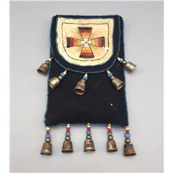 Antique Quilled Beaded Bag