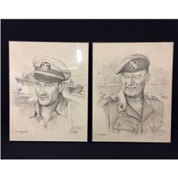 John Wayne Pencil Drawings by Gil Ortega