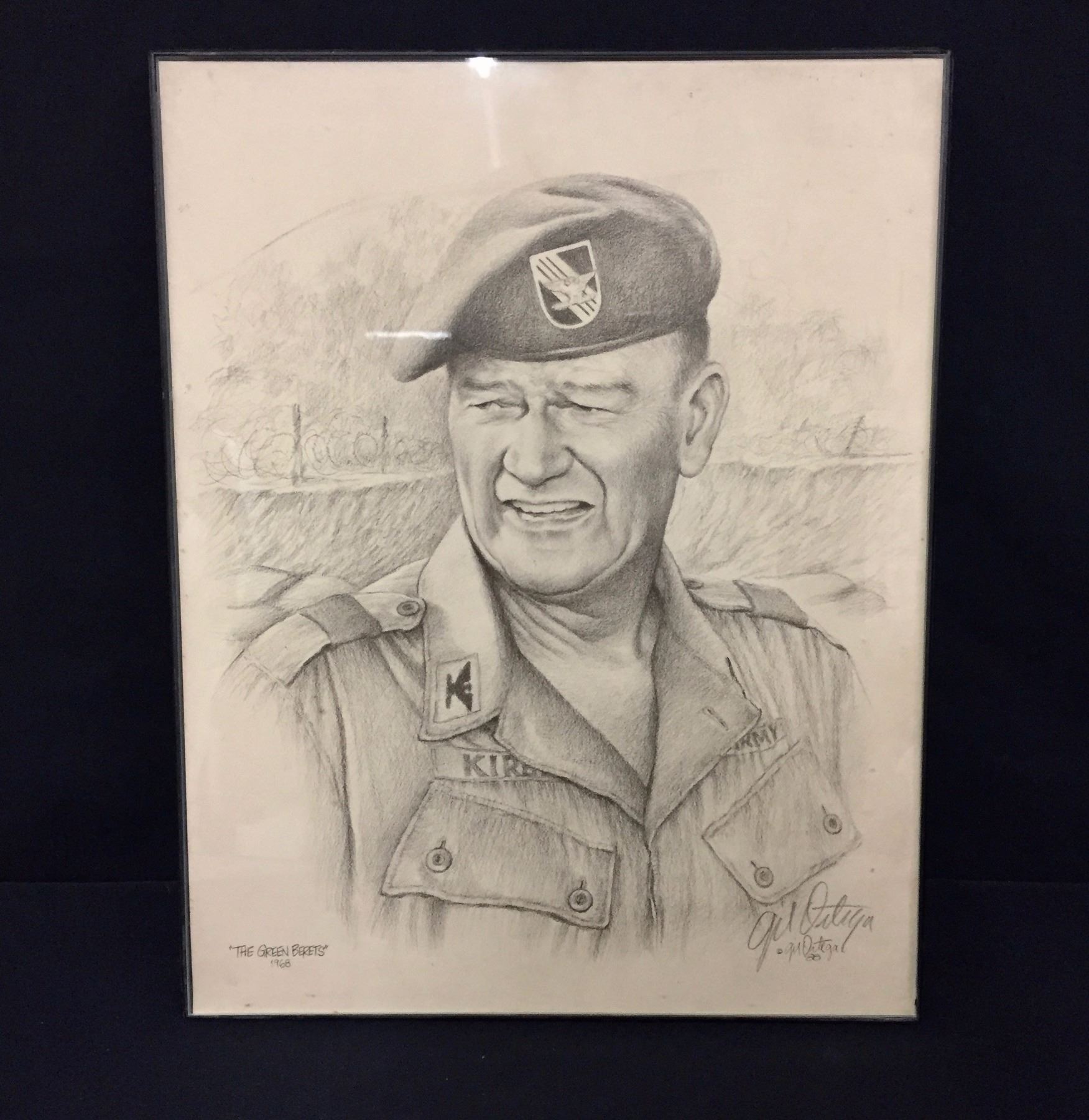 John Wayne Pencil Drawings by Gil Ortega