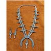 Image 9 : Vintage Petitpoint Squash Blossom Set