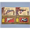 Image 1 : 4 Vintage Marx Cap Guns - Original Packaging