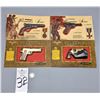 Image 5 : 4 Vintage Marx Cap Guns - Original Packaging