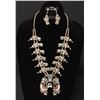 Image 13 : Rainbow Man Squash Blossom Necklace Set