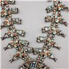 Image 5 : Rainbow Man Squash Blossom Necklace Set