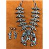 Image 7 : Rainbow Man Squash Blossom Necklace Set