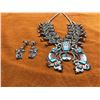 Image 8 : Rainbow Man Squash Blossom Necklace Set