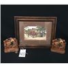 Image 9 : Cowboy Print and Book Ends