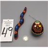 Image 4 : Pair of Huichol Beaded Items